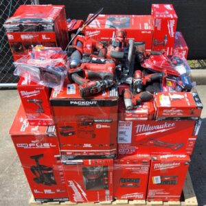 Milwaukee tool pallets