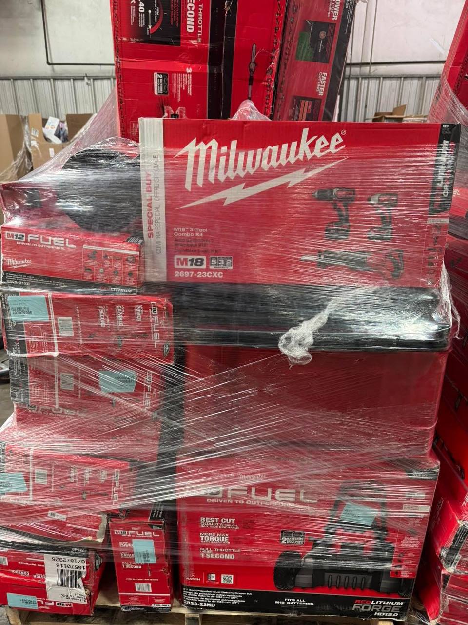 Achetez des palettes de liquidation Milwaukee Achetez des palettes de liquidation Milwaukee